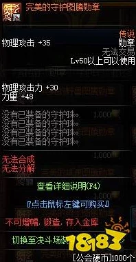 DNF图腾勋章选择攻略：揭秘高强化与职业搭配爆料